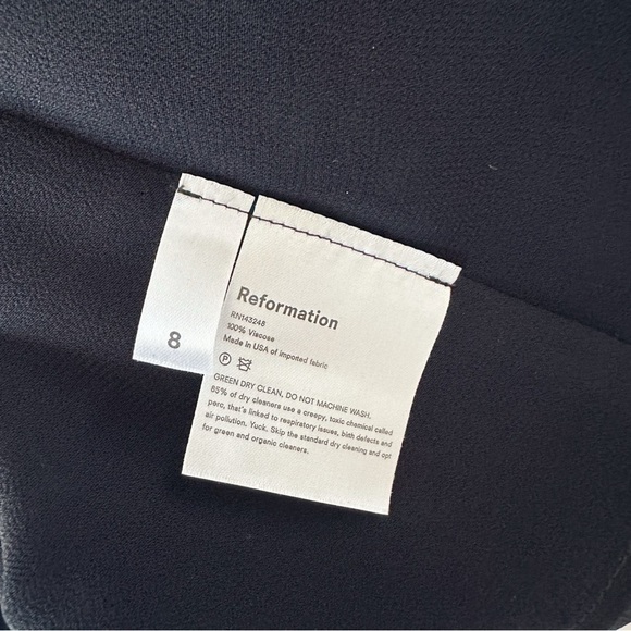 Reformation Vivianne Cutout Mini Dress Roses - Picture 9 of 9